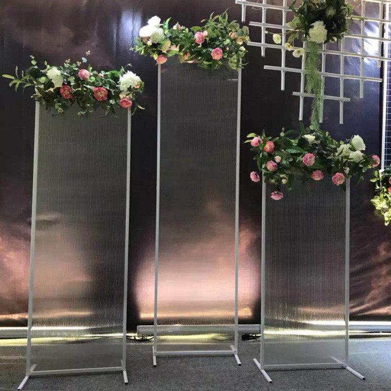 Wedding Celebration PC PC Endurance Board Mining Light Board Transparent Canopy Board Greenhouse Wedding Hollow PC
