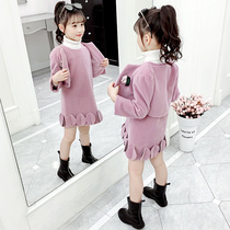 Childrens dress 3 girls dress 4 spring and autumn Korean version 5 foreign style princess skirt 6 little girl 7 fashionable suit 8 years old