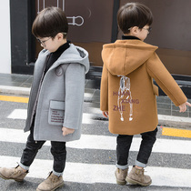 Boys winter coat 2021 New 6 thick 7 warm 8 middle and Big Boy 9 boys 10 Korean version 12-year-old cotton coat