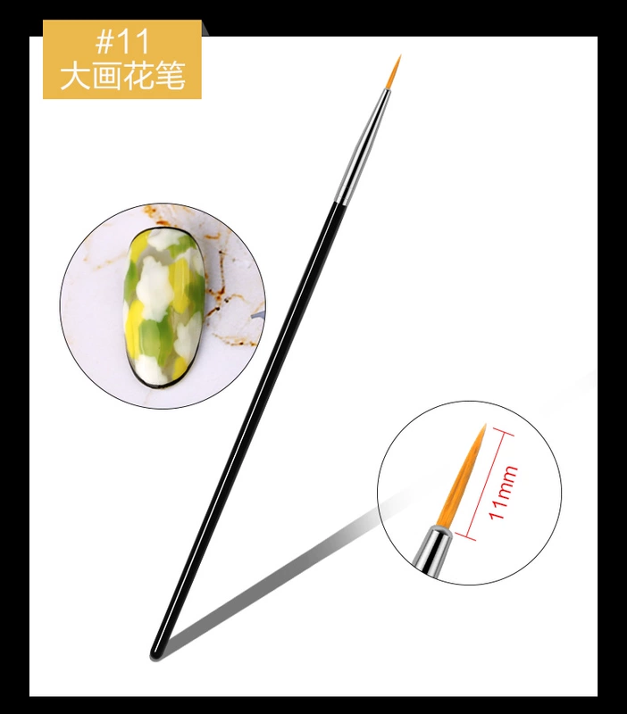 Nail Brush Tool Set Painted Pen Bút trị liệu Bút kéo Pen Point Drill Stroke Pen Gradient Pen Complete Set 15 - Công cụ Nail