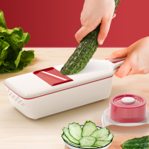 Vegetable cutting artifact multifunctional potato shredder grater household potato chip slicing kitchen wire wiper