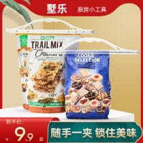 Seal Clip Food Seal Clip Moisture Preservation Zero Food Clip Portable Plastic Bag Closure Bar Crisper Snack Clip