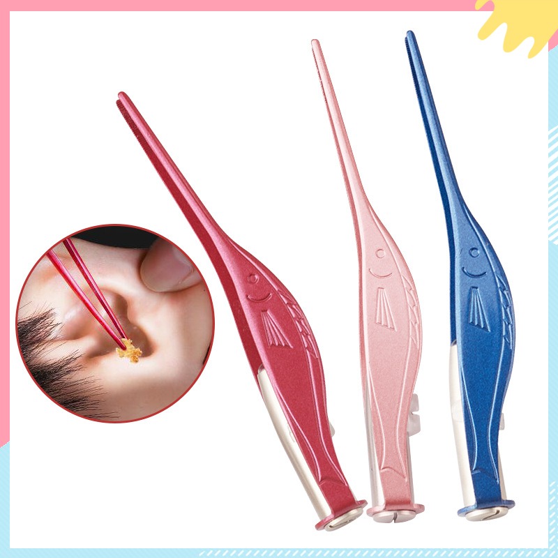 Dig ear and ear ear and ear and spoonlight children baby dig ear tweezer shit toolkit set lamp