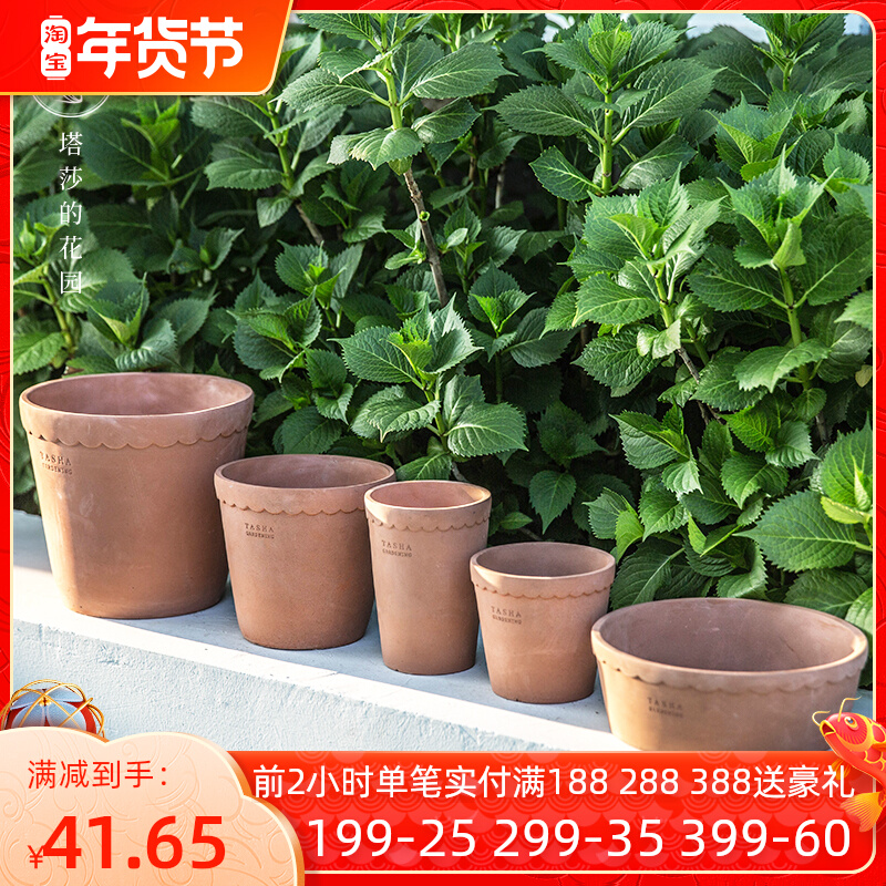 Tasha's garden custom Nordic style cement flowerpots interior furniture creative ornaments gardening planting pots
