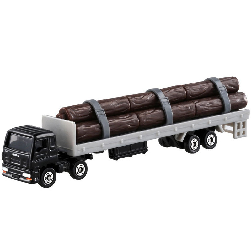 日本TOMY多美卡合金小汽车模型玩具125号伐木材运输长卡车879541 - Taobao