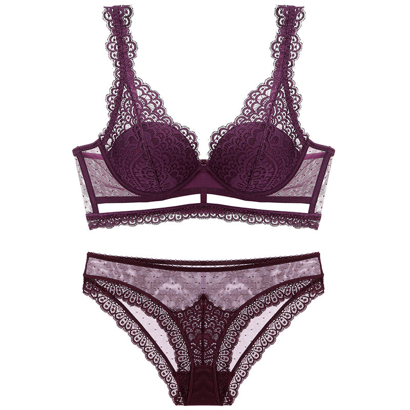 Woman's secret down thick and thin to gather concentrated female sexy lace small cuddly suit French small breasted bra bra