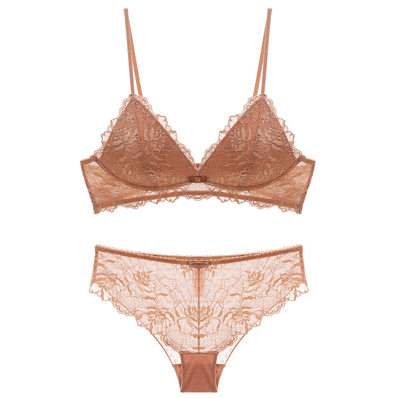 Woman's Secret Sexy Faith Lace Thin Cotton Triangle Cups Underwear without steel ring thin cup Feminists lingerie