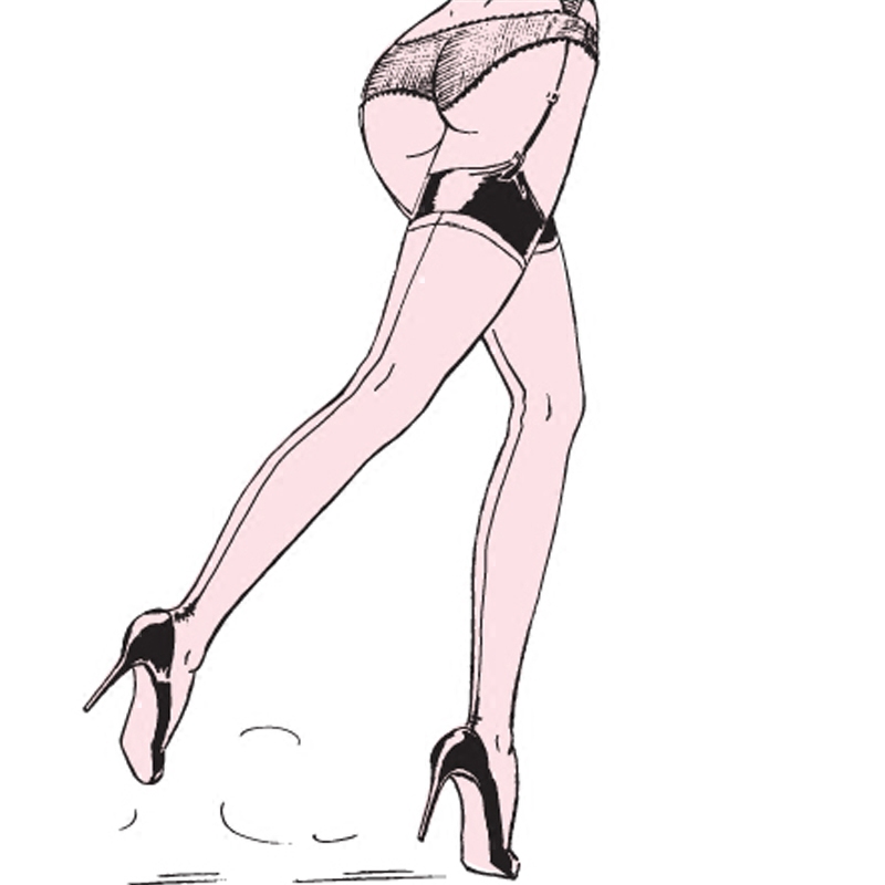 Europe and America tempted ultra-thin full transparent thin stealth stockings sexy elastic thin thigh socks backline fun black wire