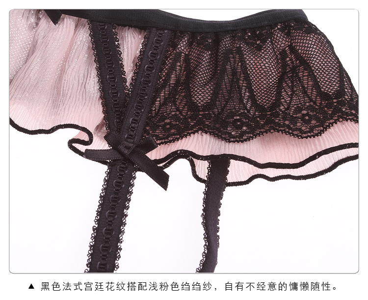 Châu Âu và Hoa Kỳ kích thước lớn phù hợp với garter ren gợi cảm đồ lót gợi cảm garter + đồ lót + vớ kết hợp ba mảnh đai nịt tất