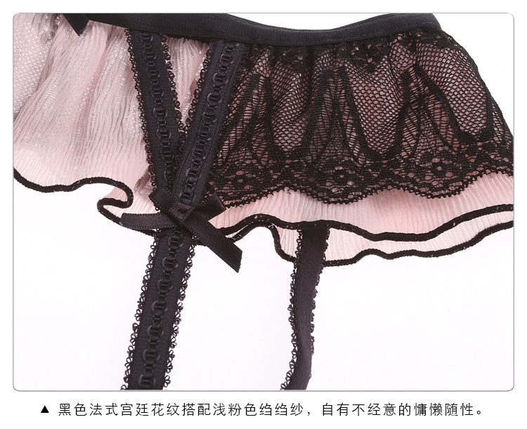Châu Âu và Hoa Kỳ kích thước lớn phù hợp với garter ren gợi cảm đồ lót gợi cảm garter + đồ lót + vớ kết hợp ba mảnh
