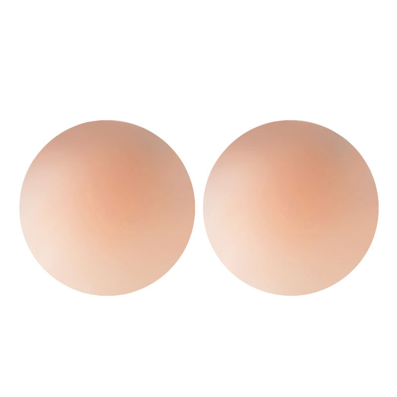 Woman's Secret Sexy Skin Tone Round Nipple Sticker Invisible Waterproof Nipple Sticker Breathable Silicone Wedding Dress Bra