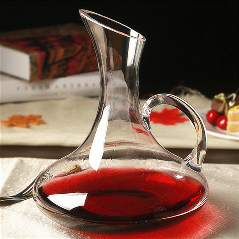 Creative crystal glass red wine decanter set home wine bottle fast waterfall decanter wine dispenser