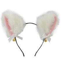 plush bell small kitty kitty cat ears head adorned with cute cat ear hair stirrup rabbit ears hairpin hairpin hairpin hair accessories
