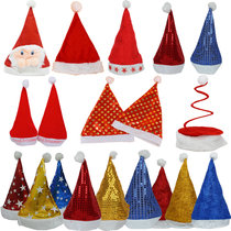 Christmas Hat Headdress Christmas Decorations Santa Hat Childrens Christmas Hat Christmas Headdress Party Hat