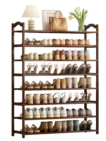 简约鞋架子经济型省空间鞋柜门口收纳防尘多层落地非实木家用隔板