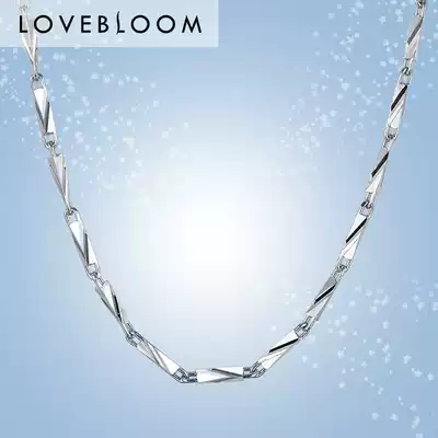 Pt950 platinum necklace female platinum necklace choker element chain Pt999 chain pure Perkin pendant simple