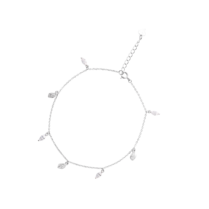 Bracelet de cheville Femme TWINSTYLE     en Argenterie - Ref 3101669 Image 5
