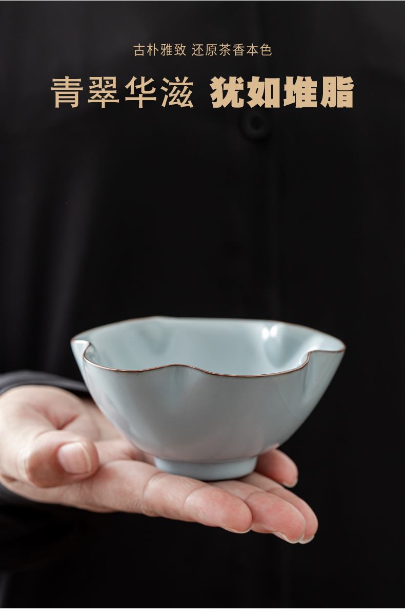 Iron tire your up and manual start cups can raise kung fu tea master cup personal ceramic cup sample tea cup