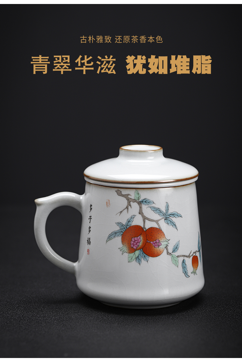 The new office cup dragon Xiu cup on your up kung fu tea cups filter your porcelain glass ceramic cups kung fu tea cups
