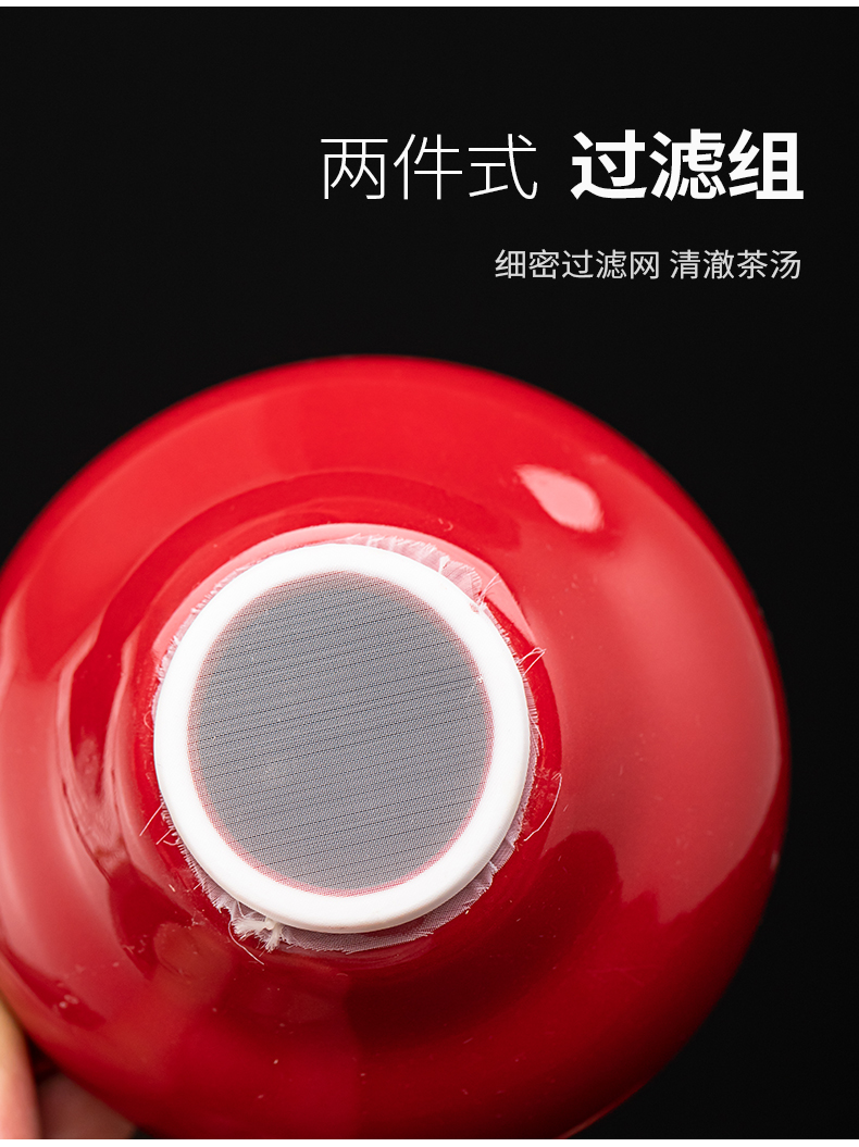 Retired life coppering. As silver tureen tea set household jingdezhen ceramic kung fu tea tea tureen tea silver cup
