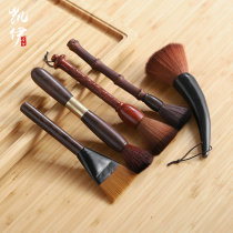 Ebony pot pen tea brush does not lose hair Sweep Rosewood tea pen brush sweep water brush Tea tray brush Tea ceremony spare parts