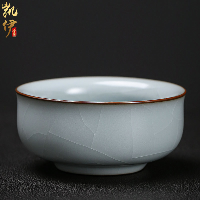 Light to read the manual kung fu tea cups porcelain tea set master single glass ceramic large individual sample tea cup bowl