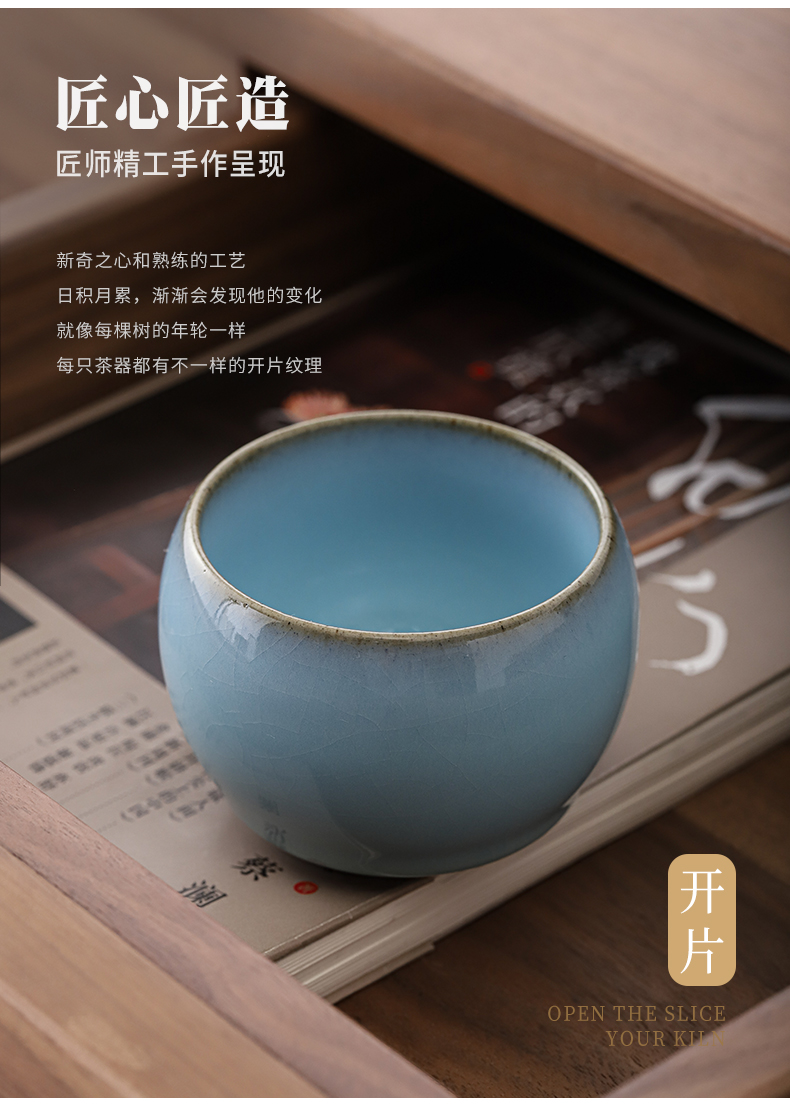 Patrick ho chi - ping master hand piece for up to leave but your porcelain cups have kung fu tea set single glass ceramic sample tea cup