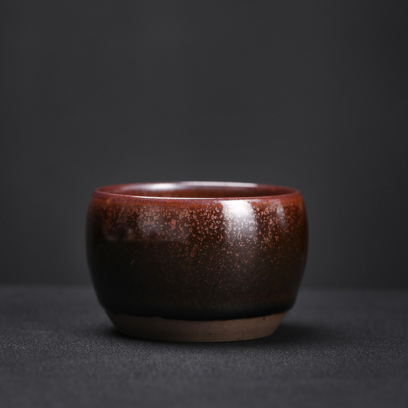 For li into pure manual pull embryo firewood zen ji cup coarse pottery cups personal single cups of tea cup, ceramic tea set the master