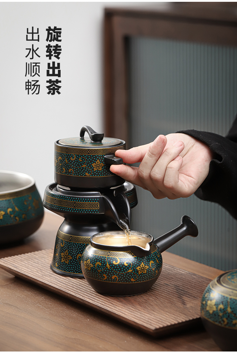 New coppering. As silver colored enamel lazy tea set household jingdezhen ceramic kung fu tea tea tureen the teapot