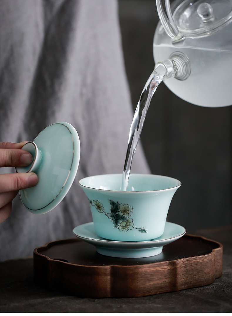 Celadon fuels the kung fu tea sets the teapot big household jingdezhen ceramic tea sets tea tea cups
