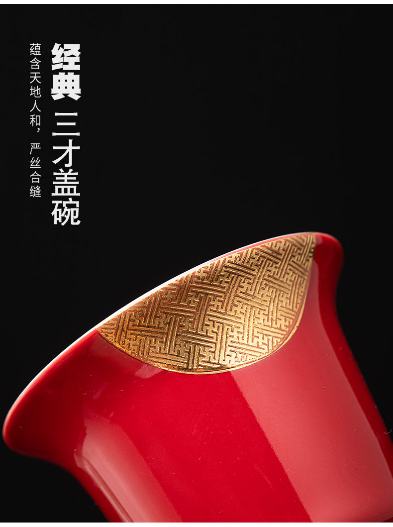 Retired life coppering. As silver tureen tea set household jingdezhen ceramic kung fu tea tea tureen tea silver cup