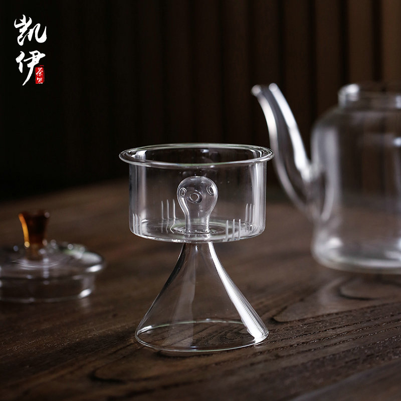 Kate boiled tea is black tea thickening heat - resistant glass tea set tea teapot TaoLu kettle large household