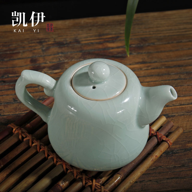 Kate your up ceramic teapot tea set gourd pot pot of single pot, kung fu tea set the home can be a pot of your porcelain