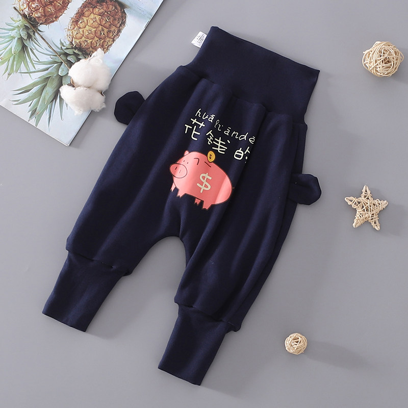 Baby pants spring autumn clothes 1 girl PP pants Korean version baby 0-2 years old child Harun pants outside wearing sports pants tide