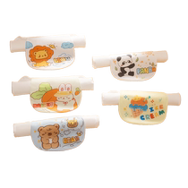 Sweat-absorbent towel for childrens pure cotton kindergarten name embroidered pad back to absorb sweat cotton large size boys and girls back antiperspirant towel