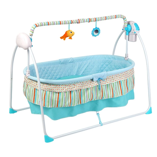 Детская электрическая колыбель для новорожденных, качели, автоматическая умная качалка для сна, полностью автоматический