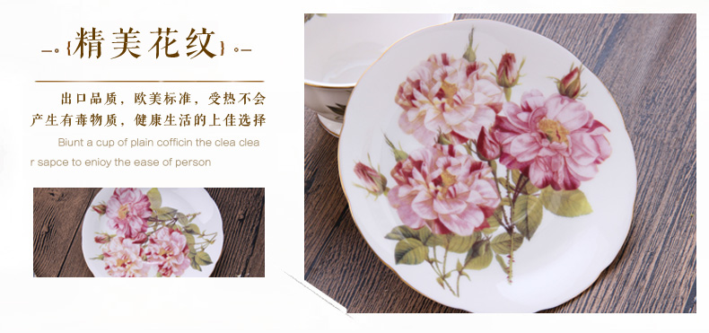 Bo Jiayi cốc gốm châu Âu tách cà phê xương sáng tạo Trung Quốc cốc cà phê chén đĩa bắn để gửi thìa - Cà phê phin cafe inox