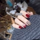 Xiaohongshuwang mô hình vụ nổ màu đỏ tiệm nail đặc biệt Giáng sinh sơn móng tay keo 2019 mới màu phổ biến trị liệu ánh sáng kéo dài - Sơn móng tay / Móng tay và móng chân