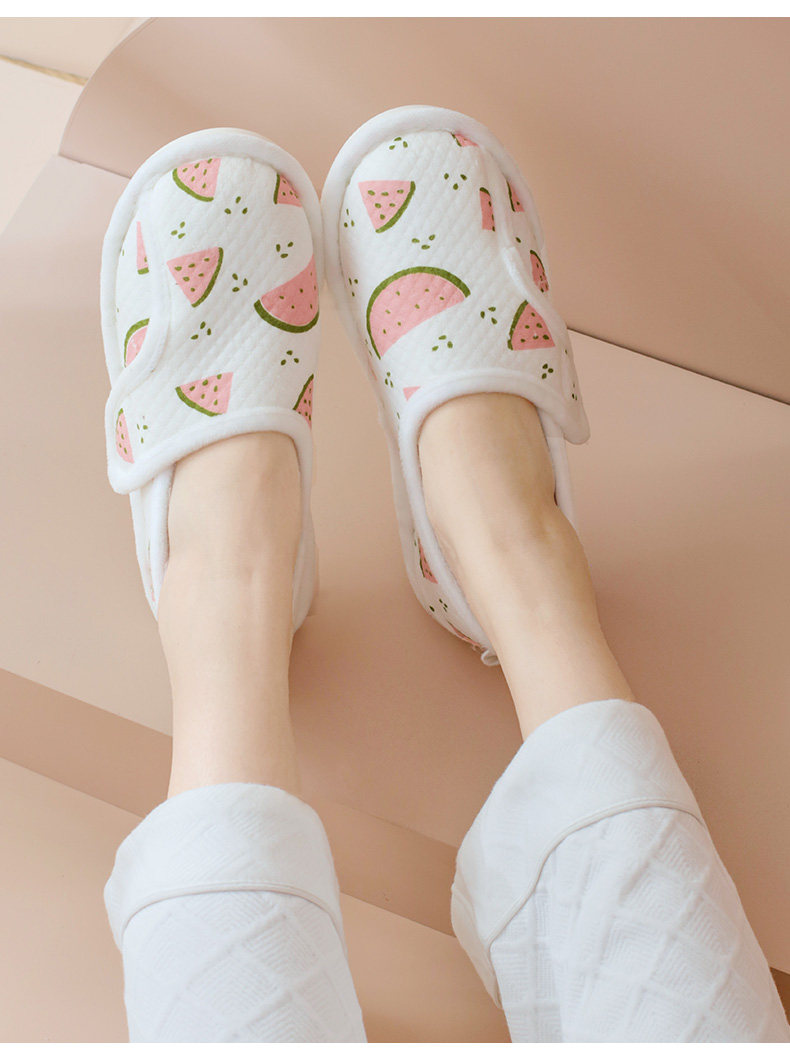 Postpartum Shoes with Covered Heels, All-Season Style, Soft-Soled, Non-Slip, for Pregnant Women, Autumn, Postpartum, Thick-Soled, Summer Thin Cotton — 23