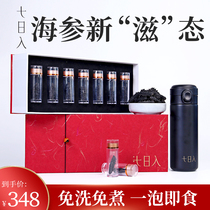 Jinshi Island 7 days into the sea cucumber Dalian wild dry New sea cucumber dry goods flagship store non-instant gift box