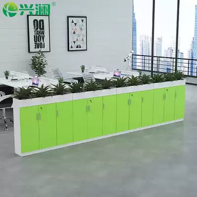 Flower slot cabinet table side cabinet customized simple office partition cabinet storage file cabinet floor cabinet flower and grass cabinet short cabinet floor cabinet