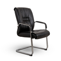 Conference chair bow boss chair simple fashion office chair leather conference conference room meeting chair