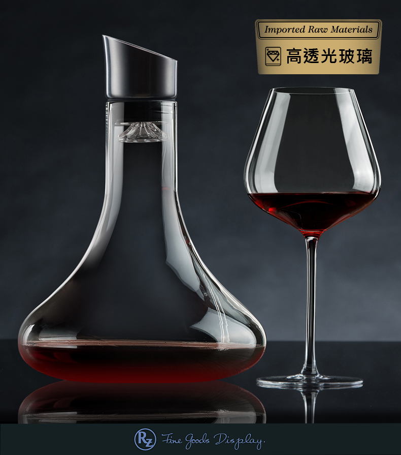 Razend pha lê rượu vang đỏ bộ ly rượu vang ly rượu vang Burgundy hangover bộ rượu vang 4/6 gói dụng cụ khui rượu vang
