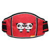 Big wide belt (panda red) Oxford cloth dual buckle