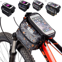 Mountain bike bag big front beam upper pipe bag saddle bag large capacity mobile phone bag riding equipment spare parts