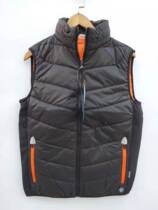 Male cotton vest collar warm breathable windproof sports cotton waistcoat shoulder Metersbonwe student sleeveless cotton suit