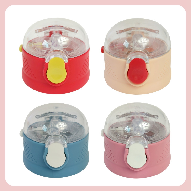 Original Fitted Children Insulation Cup Cover Baby Straw Cup Lid Baby Drink Cup Learn Drinking Cup With Straw Kettle Accessories