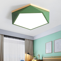 Nordic bedroom lights simple modern creative macarons led ceiling lights master bedroom lights living room study lamps
