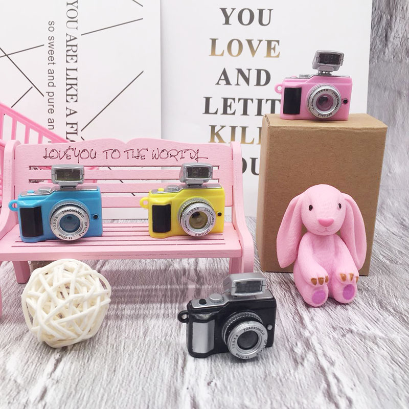 Child Cake Decoration Mini Camera Cake Pendulum GLOW Audible LED Small Camera Scenario Cake Pendulum-Taobao