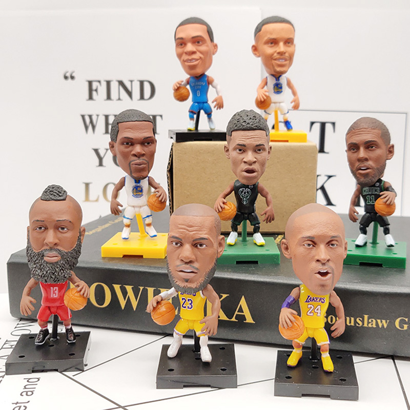 Basketball Stars Model Cosby James Paparazzi Cake Decoration Pendulum Basketball Scenario Cake Decoration-Taobao